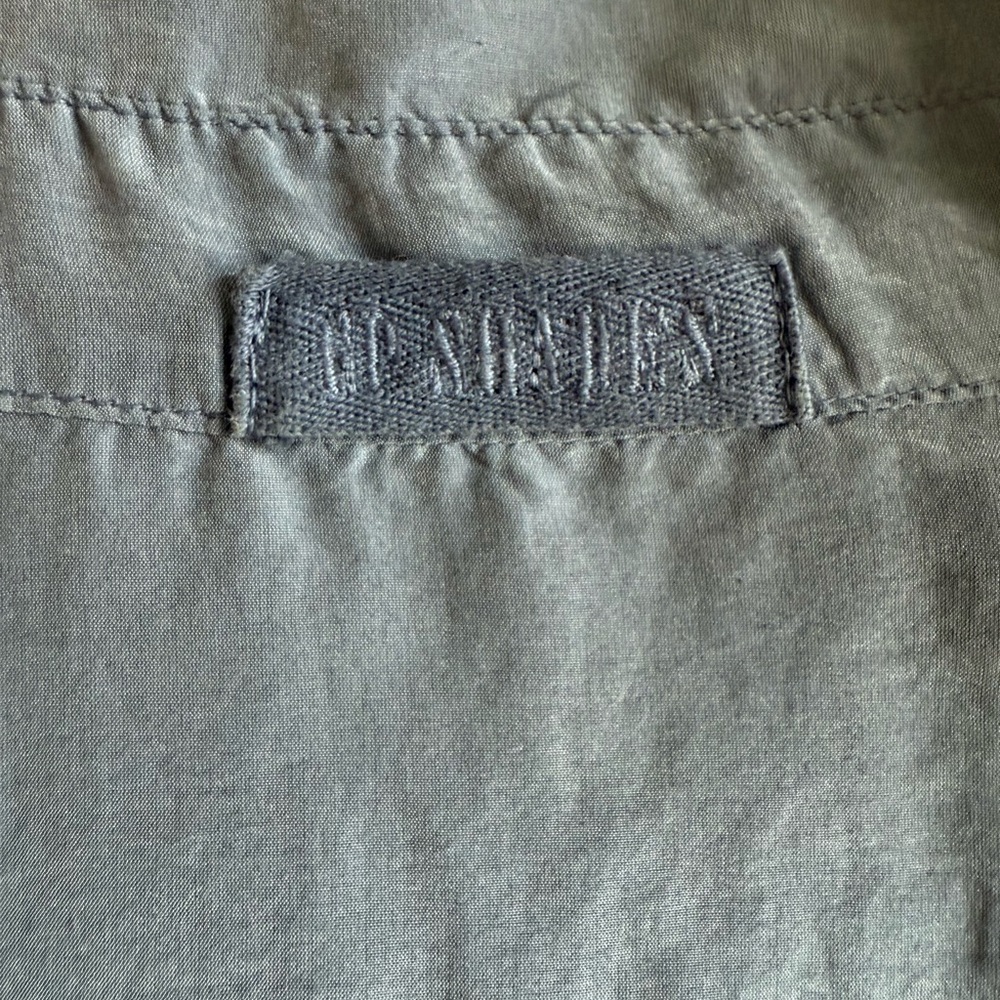 NWOT CP SHADES silk&cotton blue/gray Shirt/dress - Picture 4 of 5